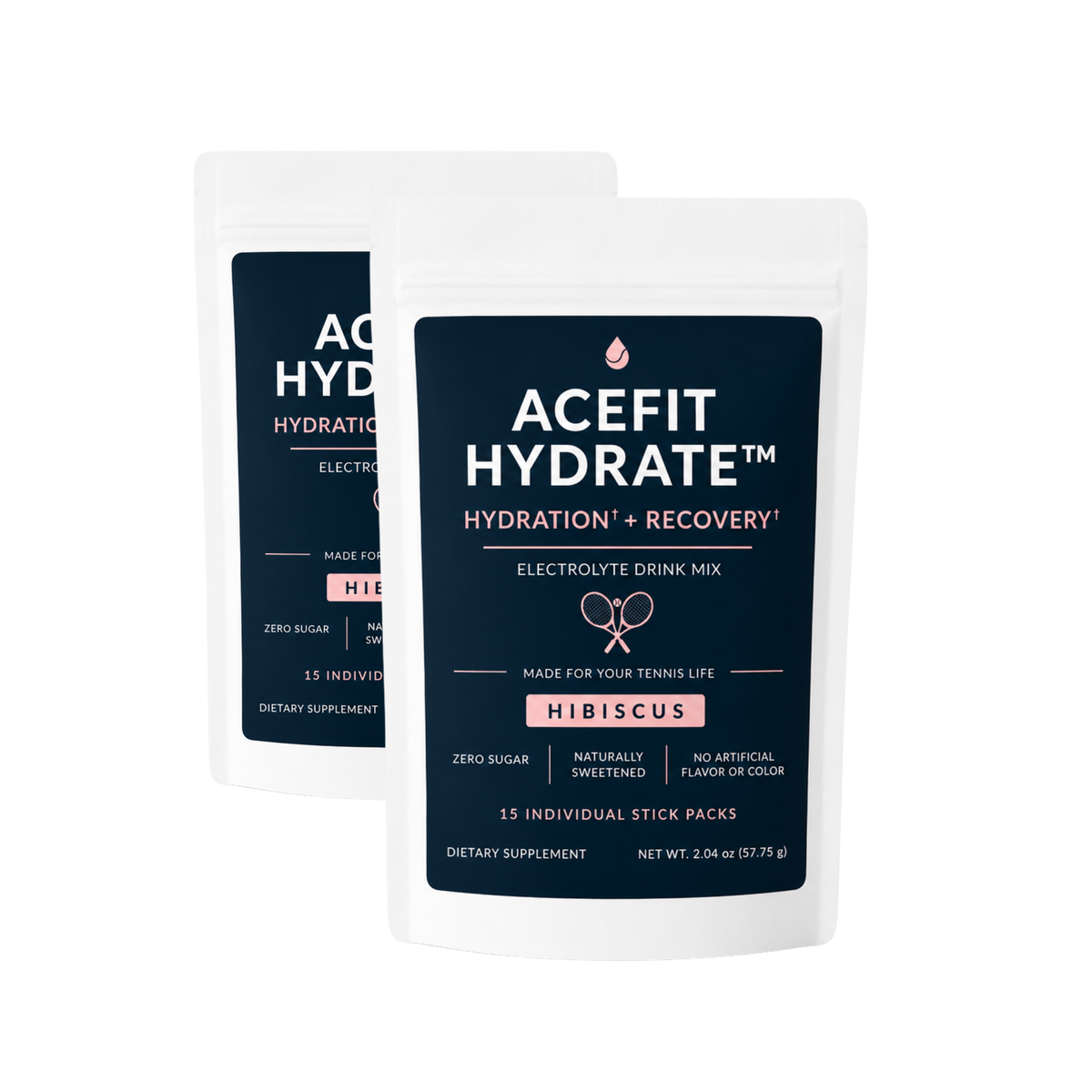 AceFit Hydrate™ | 30 Stick Electrolyte Drink Mix for Tennis