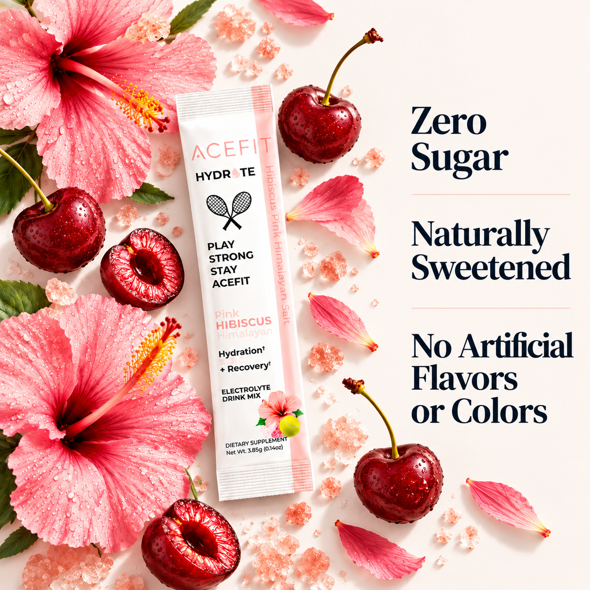 Zero Sugar Hydration + Recovery Electrolytes for Tennis