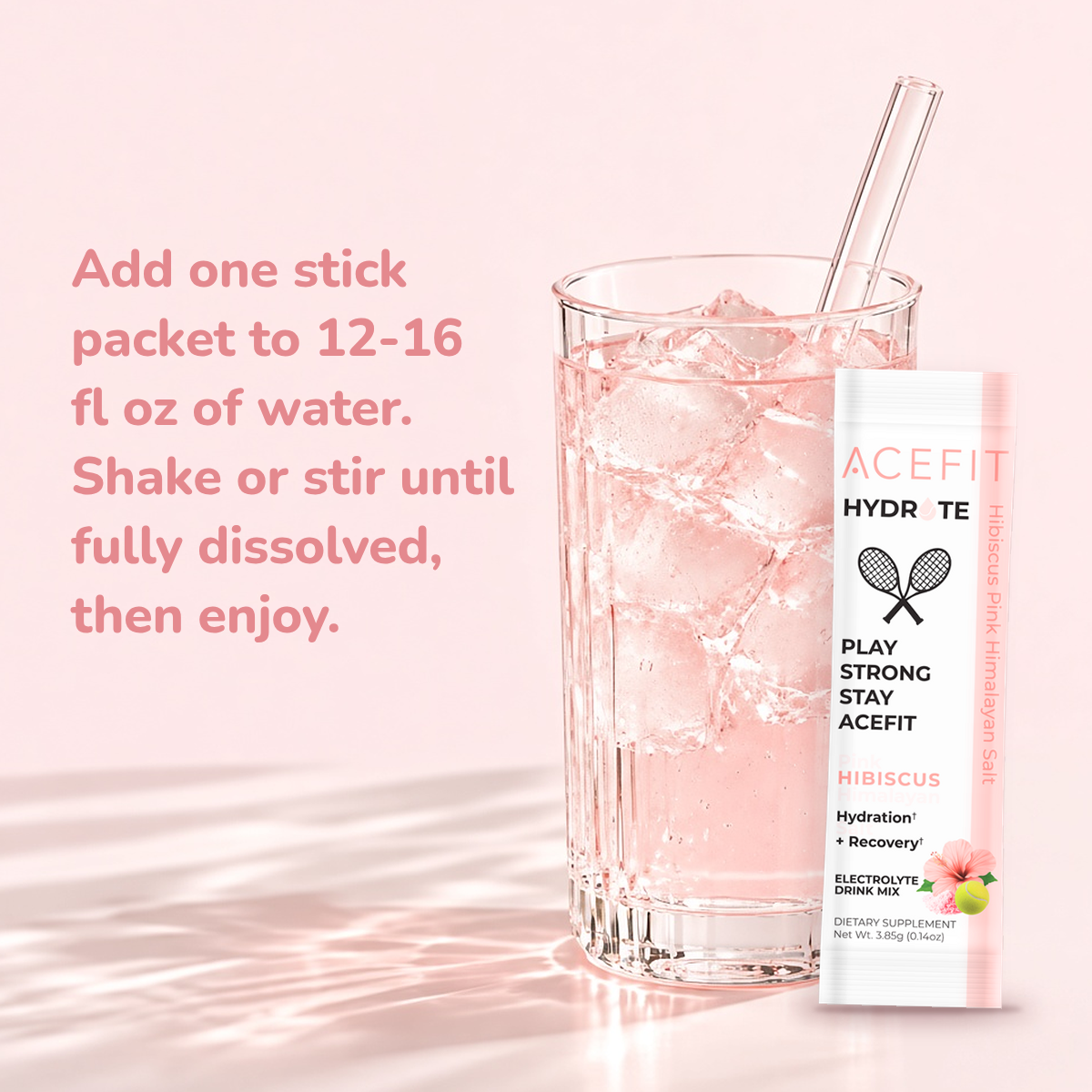 Zero Sugar Hydration + Recovery Electrolytes for Tennis