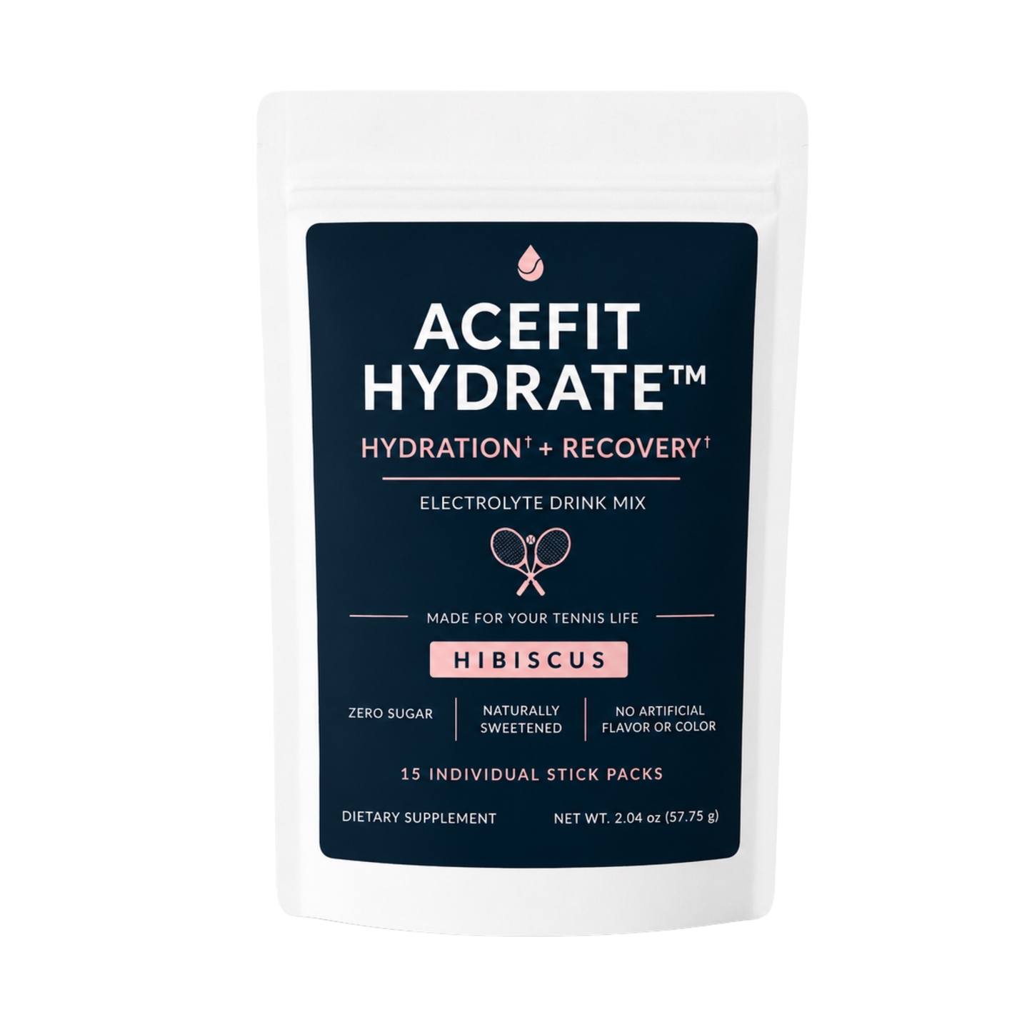 AceFit Hydrate™ | Zero Sugar Hydration + Recovery Electrolytes for Tennis